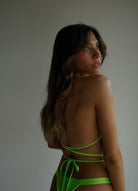 MAYA BIKINI TOP VERDE FLUOR BIKINIS - Tienda Siete Mares