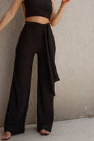 TRIANA PANTS NEGRO BOTTOMS - Tienda Siete Mares